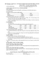 ĐỀ THI TN ĐỊA LÝ 2011