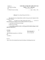 Mẫu Công văn đăng ký nội quy lao động