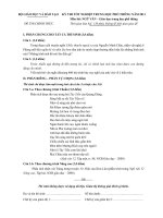 ĐỀ THI TN NGỮ VĂN 2011