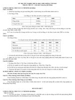 Đề & Đáp án môn Địa lí   Tốt nghp PTTH 2011