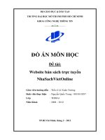 Website bán sách trực tuyến nhasachvietonline