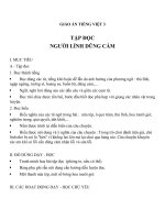 Giáo án tiếng việt 3 tuần 5 bài tập đọc   người lính dũng cảm 4 