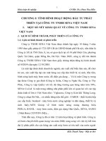 GIẢI PHÁP TĂNG CƯỜNG HOẠT ĐỘNG ĐẦU TƯ PHÁT TRIỂN TẠI CÔNG TY SENA VIỆT NAM GIAI ĐOẠN 2008  2010