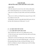 CHUYÊN đề bồi DƯỠNG học SINH GIỎI môn TOÁN lớp 5 