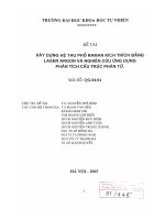 Xây dựng hệ thu phổ raman kích thích bằng laser argon và nghiên cứu ứng dụng phân tích cấu trúc phân tử   đề tài NCKH  Q