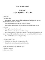 Giáo án tiếng việt 3 tuần 5 bài tập đọc   cuộc họp của chữ viết 4 