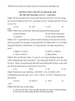 Đề thi thử THPT QG 2014 môn hóa có lời giải chi tiết chuyên sư phạm HN lần 4 