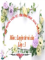 Bài giảng tiếng việt 3 tuần 6 bài tập đọc   luyện từ và câu   mở rộng vốn từ trường học , dấu phẩy 11 