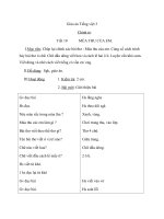 Giáo án tiếng việt 3 tuần 5 bài chính tả   tập chép mùa thu của em, vần oam, phân biệt ln, eneng 2 