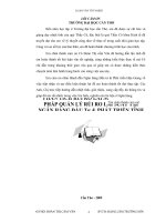 phân tích rủi ro lãi suất và giải pháp quản lý rủi ro lãi xuất tại ngân hàng đầu tư  phát triển tỉnh hậu giang 