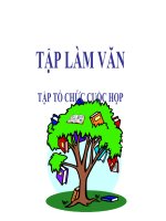 Bài giảng tiếng việt 3 tuần 5 bài tập làm văn   tập tổ chức cuộc họp 5 