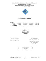 phân tích chiến lược kinh doanh tại công ty xăng dầu tây nam bộ 