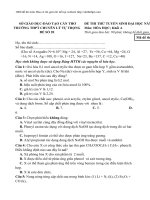 Đề thi thử THPT QG 2014 môn hóa có lời giải chi tiết chuyên lý tự trọng, cần thơ lần 1 