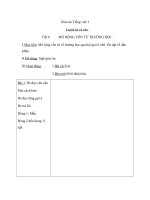 Giáo án tiếng việt 3 tuần 6 bài tập đọc   luyện từ và câu   mở rộng vốn từ trường học , dấu phẩy 2 