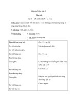 Giáo án tiếng việt 3 tuần 5 bài tập viết   ôn chữ hoa c ( tiếp theo 3 