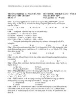 Đề thi thử THPT QG 2014 môn hóa có lời giải chi tiết chuyên sư phạm HN lần 3 