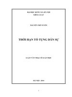 Thời hạn tố tụng dân sự   luận văn ths  luật  60 38 30 pdf