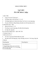 Giáo án tiếng việt 3 tuần 5 bài tập viết   ôn chữ hoa c ( tiếp theo 5 