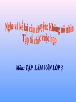 Bài giảng tiếng việt 3 tuần 5 bài tập làm văn   tập tổ chức cuộc họp 6 