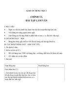 Giáo án tiếng việt 3 tuần 6 bài chính tả   nghe  viết bài tập làm văn, phân biệt eooeo, sx, dấu hỏidấu ngã 6 