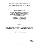 Đề tài  đánh giá hiện trạng, dự báo biển đông về đề xuất giải pháp sử dụng hợp lý tài nguyên một số vùng   vịnh chủ yếu