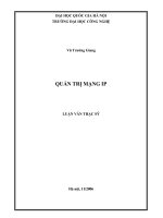 Quản trị mạng IP   luận văn ths  công gnghệ thông tin  1 01 10 pdf