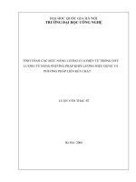Tính toán các mức năng lượng của điện tử trong dây lượng tử bằng phương pháp khối lượng hiệu dụng và phương pháp liên kế