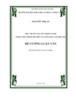 Tiểu thuyết nguyễn trọng oánh trong tiến trình đổi mới văn xuôi việt nam hiện đại  luận văn ths  văn học  60 22 32 pdf