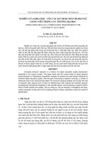 Báo cáo nghiên cứu khoa học    NGHIÊN cứu KHOA học   yêu cầu bắt BUỘC đối với đội NGŨ GIẢNG VIÊN TRONG các TRƯỜNG đại học  