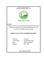 Đánh giá công tác cấp giấy chứng nhận quyền sử dụng đất trên địa bàn phường túc duyên thành phố thái nguyên giai đoạn từ 2010 đến tháng 6 năm 2014