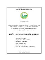 Xác định tình hình mắc bệnh viêm tử cung, bệnh sát nhau trên đàn lợn nái sinh sản tại trại lợn ông dưỡng, xã quế nham, huyện tân yên, tỉnh bắc giang và thử nghiệm một số phác đồ điều trị