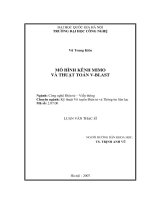 Mô hình kênh mimo và thuật toán v BLAST   luận văn ths  kỹ thuật điện tử   viễn thông  2 07 00 pdf