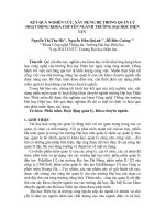 KẾT QUẢ NGHIÊN CỨU, XÂY DỰNG HỆ THỐNG QUẢN LÝ HOẠT ĐỘNG KHOA CHUYÊN NGÀNH