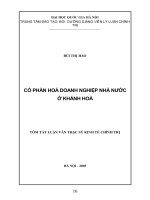 Cổ phần hóa doanh nghiệp nhà nước ở khánh hòa   luận văn ths  kinh tế  5 02 01 pdf