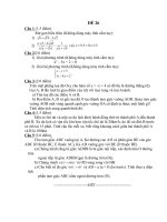 đề thi+đáp án đề 10