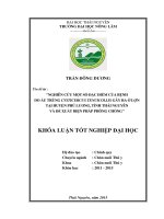 Nghiên cứu một số đặc điểm của bệnh do ấu trùng cysticercus tenuicollis gây ra ở lợn tại huyện phú lương, tỉnh thái nguyên và đề xuất biện pháp phòng chống