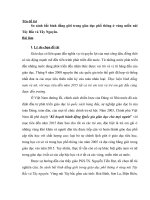 So sánh bất bình đẳng giới trong giáo dục phổ thông ở vùng miền núi Tây Bắc và Tây Nguyên.