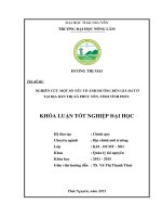 NGHIÊN cứu một số yếu tố ẢNH HƯỞNG đến GIÁ đất ở tại địa bàn THỊ xã PHÚC yên, TỈNH VĨNH PHÚC
