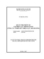 Quản trị nhân sự tại điện lực bình giang, công ty TNHH MTV điện lực hải dương   luận văn ths  kinh doanh và quản lý  60