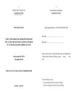 Tóm tắt luận văn thạc sĩ  tăng cường kiểm soát nội bộ đối với doanh thu và tiền thu bán hàng tại trung tâm dịch vụ và th