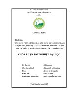 ỨNG DỤNG PHẦN mềm GCADAS xây DỤNG bản đồ HIỆN TRẠNG sử DỤNG đất, PHỤC vụ CÔNG tác KIỂM kê đất ĐAI năm 2014 của THỊ TRẤN vị XUYÊN, HUYỆN vị XUYÊN, TỈNH hà GIANG