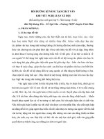 BỒI DƯỠNG KĨ NĂNG VIẾT VĂN NGHỊ LUẬN XÃ HỘI