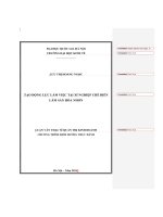 Tạo động lực làm việc tại xí nghiệp chế biến lâm sản hòa nhơn   luận văn ths  kinh doanh và quản lý  60 34 01 02 pdf