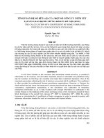 Báo cáo nghiên cứu khoa học    TÍNH TOÁN hệ số BÊTA (β) của một số CÔNG TY NIÊM yết tại sàn GIAO DỊCH CHỨNG KHOÁN hà nội (HNX)  