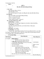 giáo án âm nhạc tiểu học  HKI