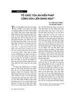 Báo cáo   tổ chức toà án hiến pháp cộng hoà liên bang nga  