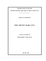 Tiểu thuyết marc levy  luận văn ths  văn học  60 22 32 pdf