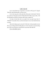 Ảnh hưởng của hoạt động quản lý nguồn nhân lực tới hiệu quả hoạt động của công ty TNHH SW commodities”