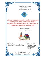 tổ chức tình huống học tập và hướng dẫn học sinh tích cực giải quyết vấn đề khi giảng dạy chương ix  hạt nhân nguyên tử, vật lý 12 nâng cao, nhằm phát triển tư duy của học sinh 