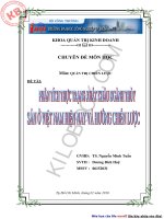 Phân tích thực trạng xuất khẩu hàng thủy sản Việt Nam và hướng chiến lược